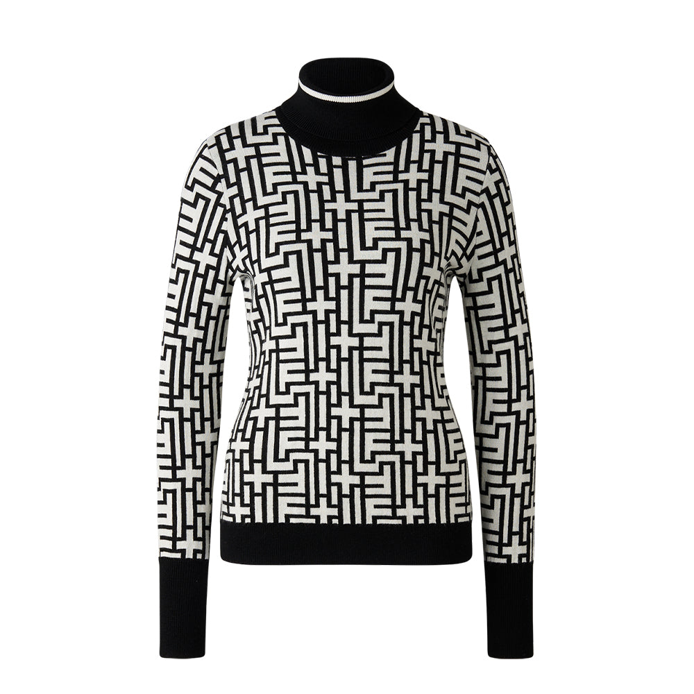 Maira Turtleneck Sweater | Light chalk | Women