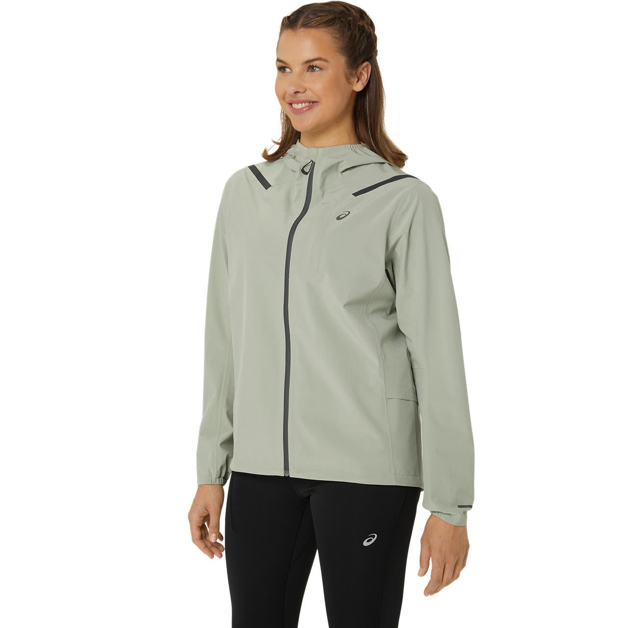Accelerate Waterp Jacket Olive Grey | Women